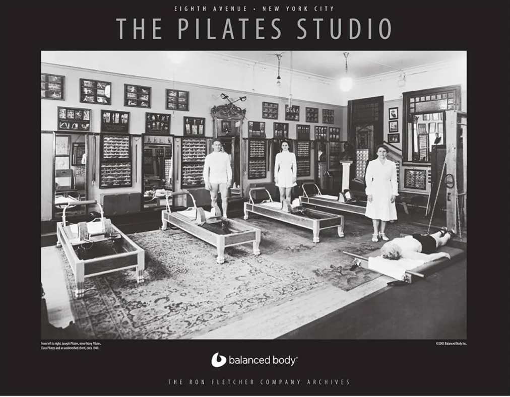 Vintage Joseph Pilates gym NYC inspiration for self-guided studio membership