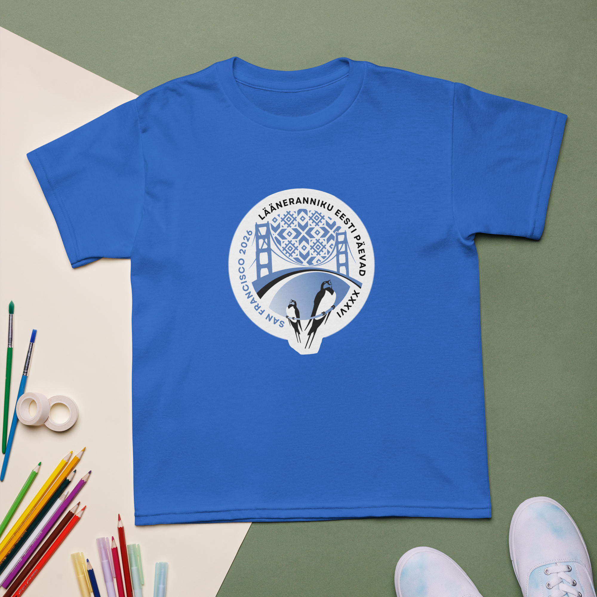 Blue LEP Logo Tee - Child