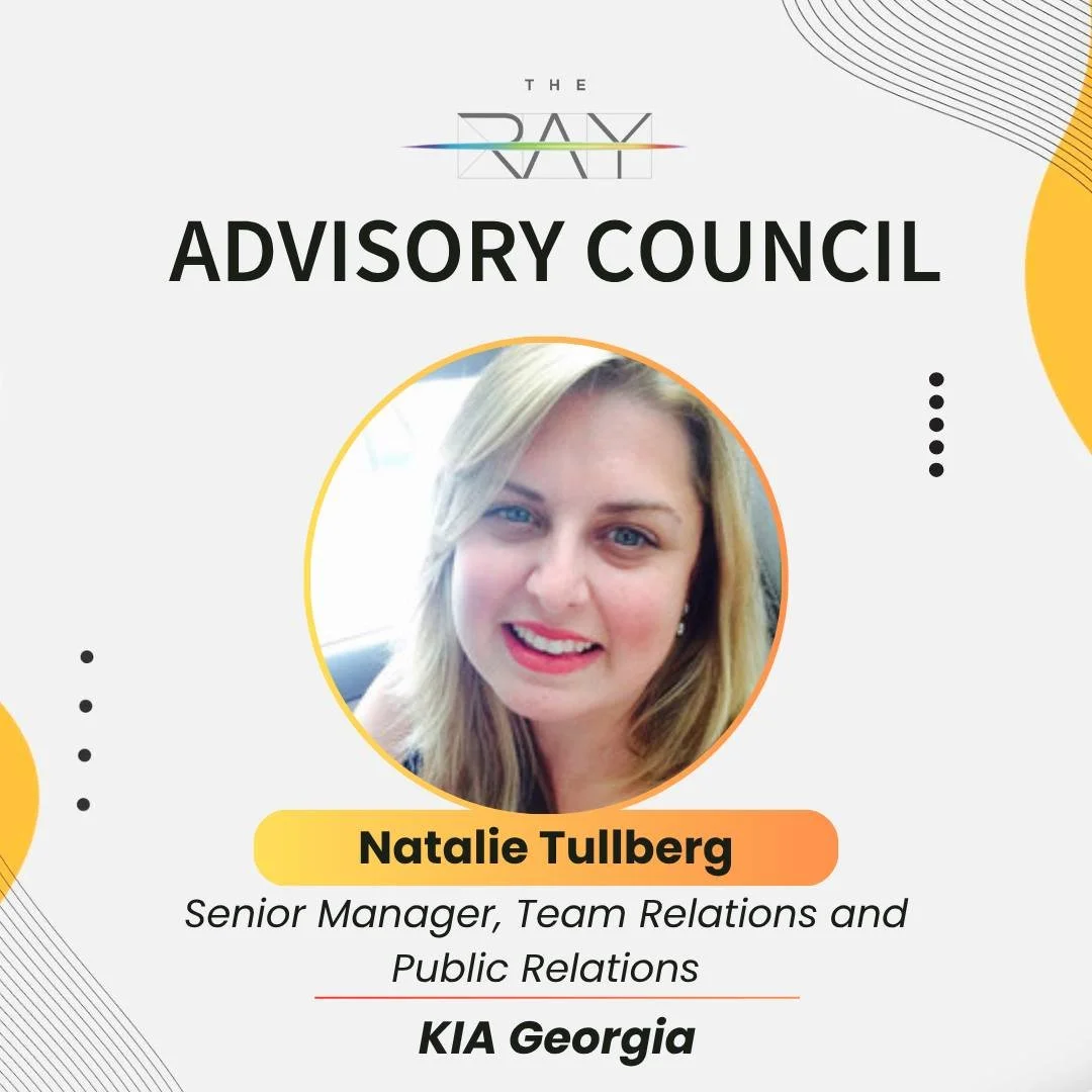 A big thank you to Natalie Tullberg, Senior Manager, Team Relations and Public Relations of KIA Georgia, for her ongoing contributions as part of The Ray Advisory Council. Your insight and collaboration make a lasting impact!