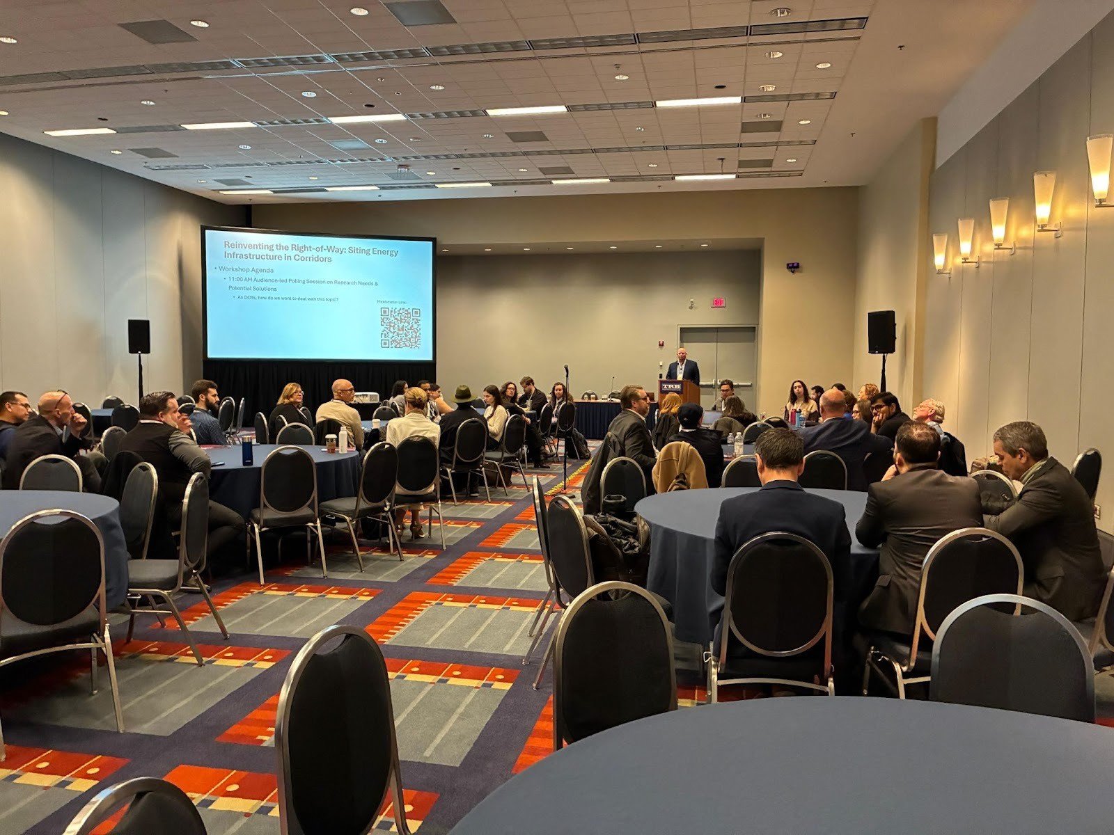 The Ray participated in a follow-up session to our ongoing work with NASEM: Siting Energy Infrastructure in Corridors at #TRB2026. 

Building on our 2025 workshop, we sat down with leaders from state DOTs, the energy sector, @usdot Volpe Center, and 