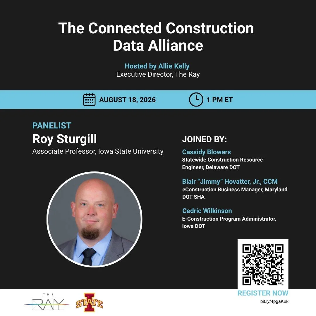Meet our upcoming panelist! Dr. Roy Sturgill is an associate professor of Civil, Construction, and Environmental Engineering at @iowastateu. 

A former engineer with the Kentucky Transportation Cabinet, he focuses his research on advancing technologi