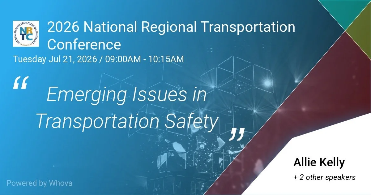We are so excited to announce that next Tuesday, July 21st at 9:00 AM, our very own Allie Kelly will be speaking at the 2026 National Regional Transportation Conference right here in Atlanta!

Allie will be hitting the stage alongside Steve Abley (CE