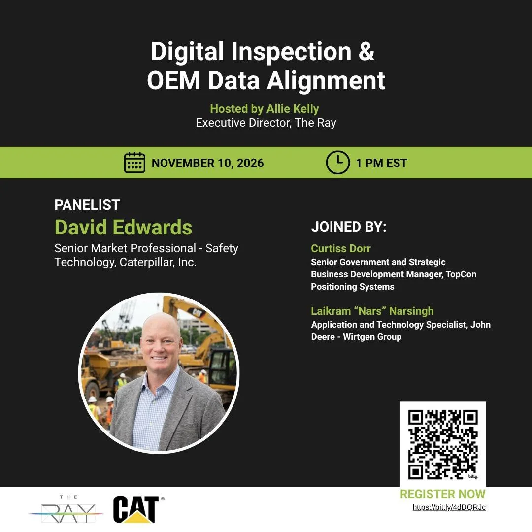 Meet our upcoming panelist! David Edwards, PhD, is a Senior Safety Market Professional at Caterpillar, working at the intersection of safety, technology, and product strategy. With a background spanning human factors, ergonomics, and safety technolog