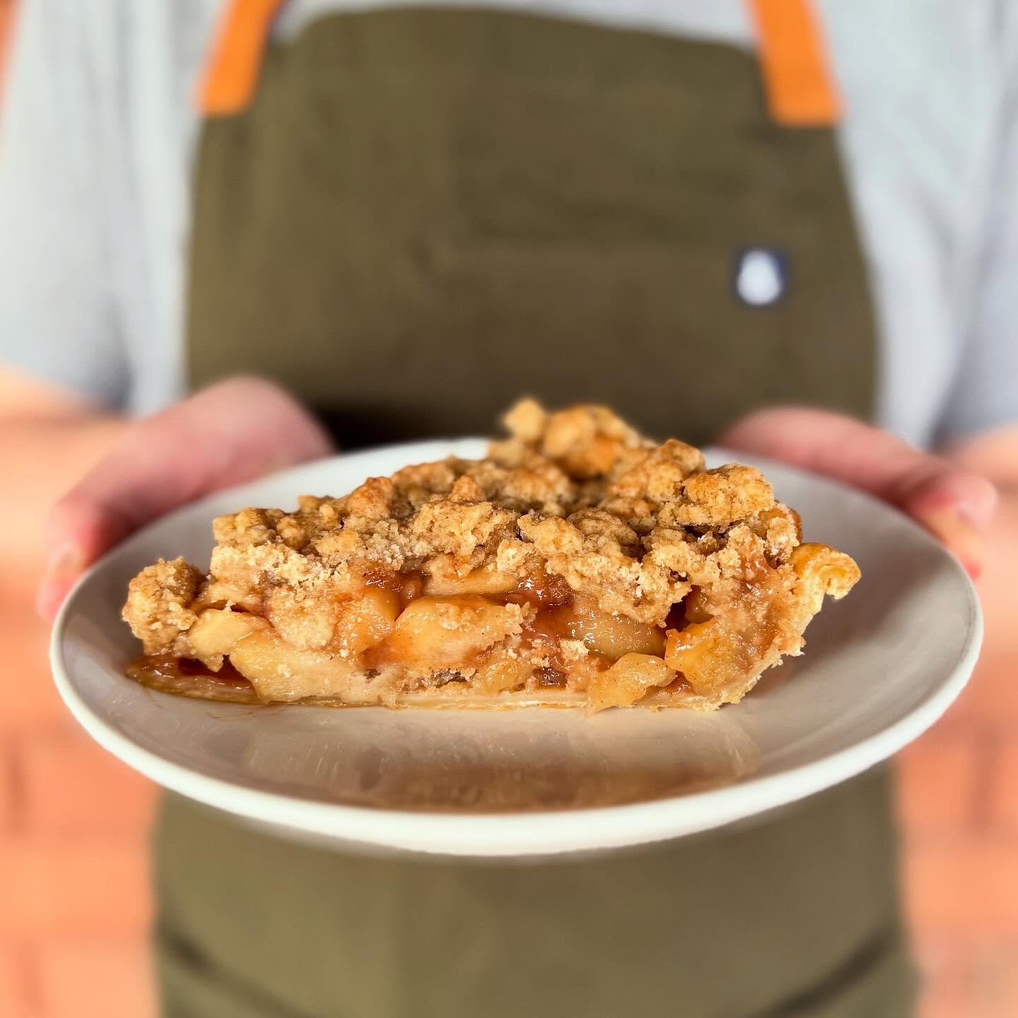 The season of indulgence has arrived! You can now order our specialty, 12-inch holiday pies.

Choose from our:
🍏 Dutch Apple Pie, featuring a tart, caramely apple filling beneath a buttery, crunchy crumble top
🥧 Pumpkin Praline Pie, featuring the p