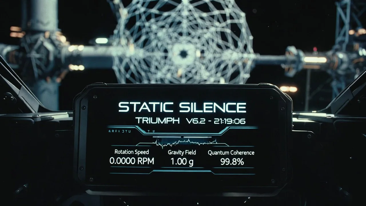 Static silence spacestaion without rotation