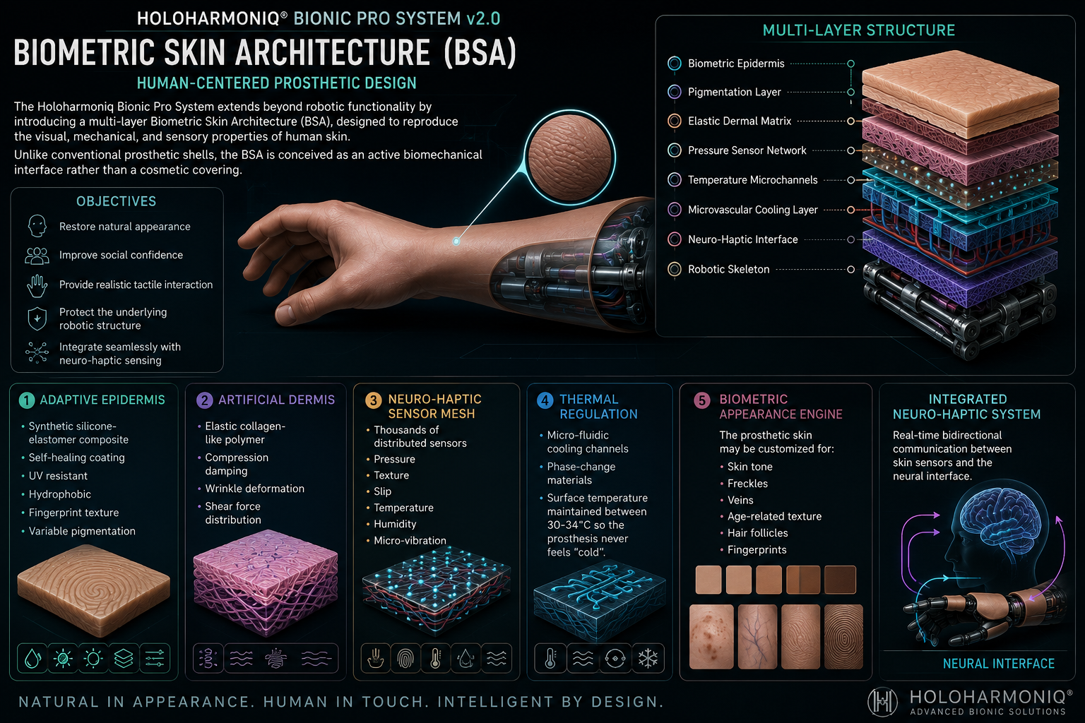 Biometric Skin Architecture