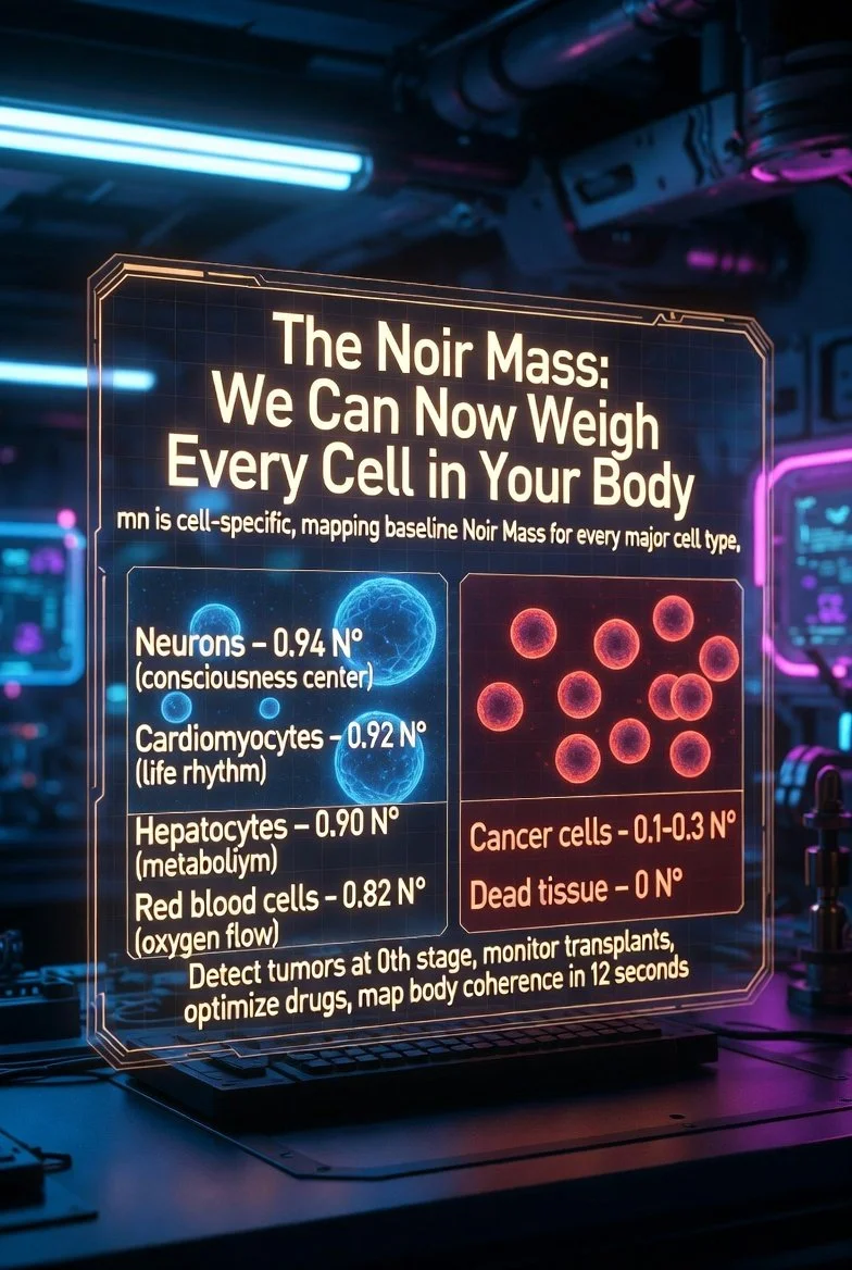 The Noir Mass: every cell in your body