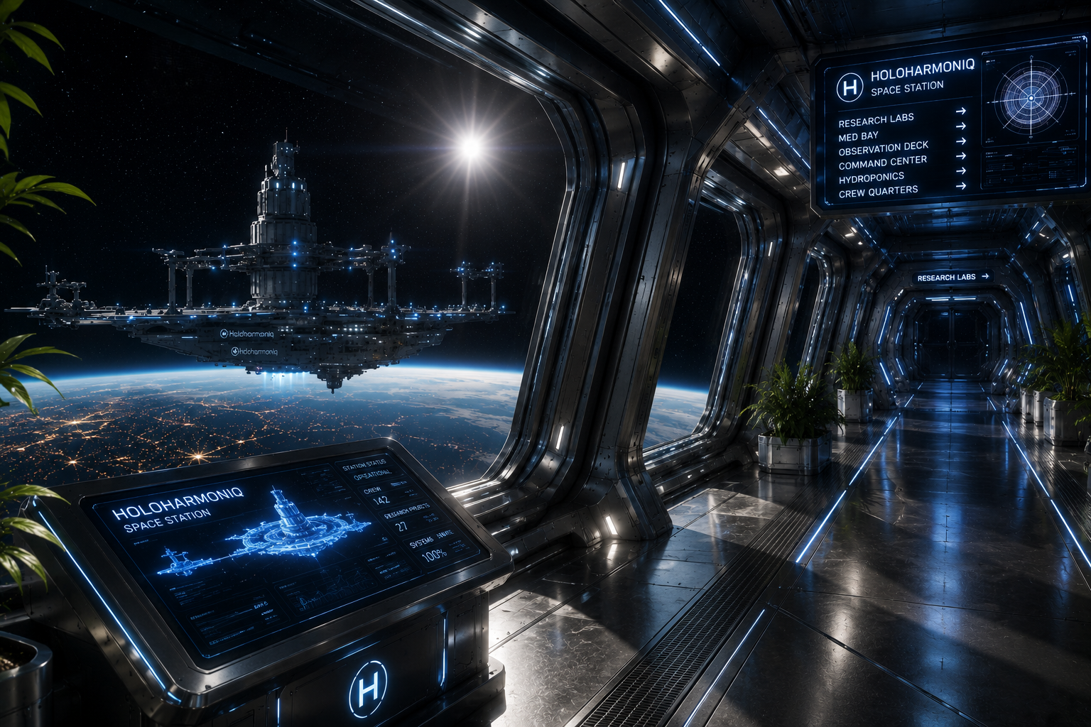 Holoharmoniq SpaceStation 2039