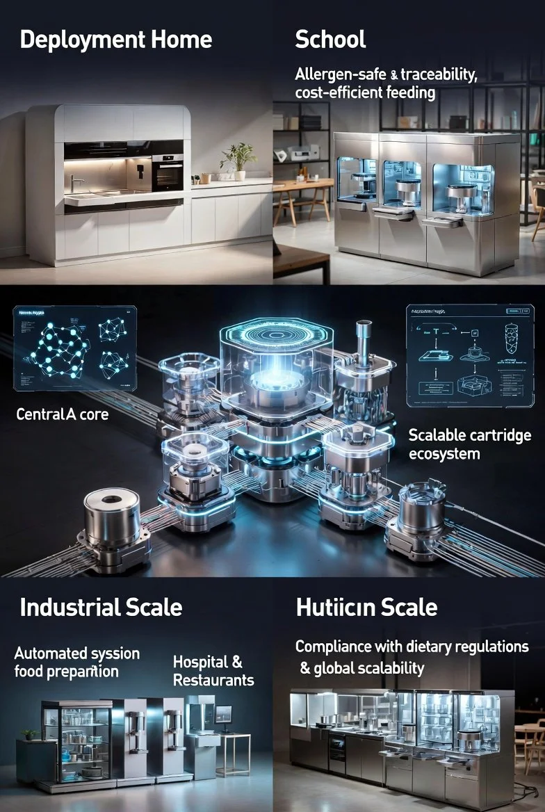 scalable nutrition platform. Foodprinter by Holoharmoniq