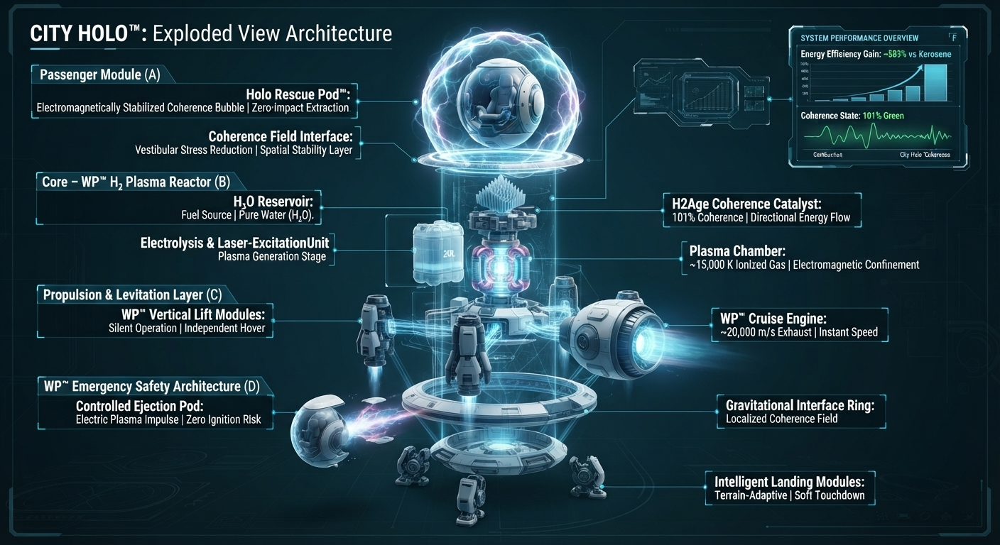 CityHolo exploded view architechture
