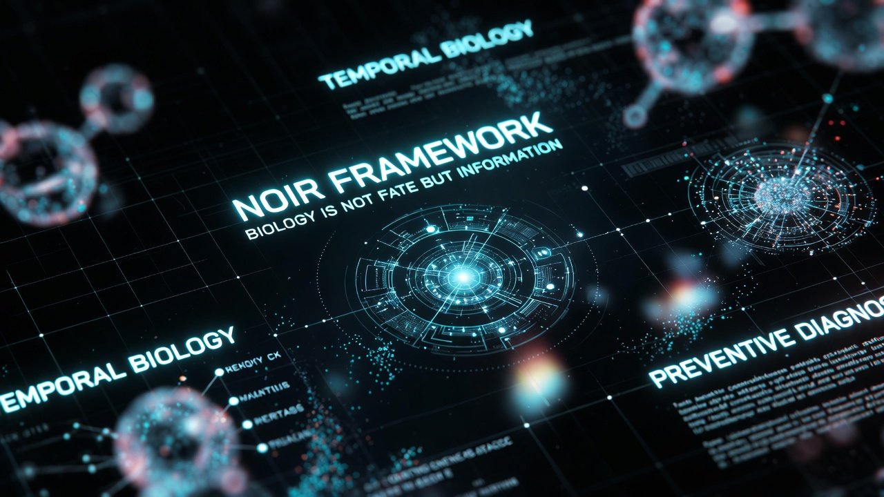 Noir FrameworkBiology is Not Fate but Information
