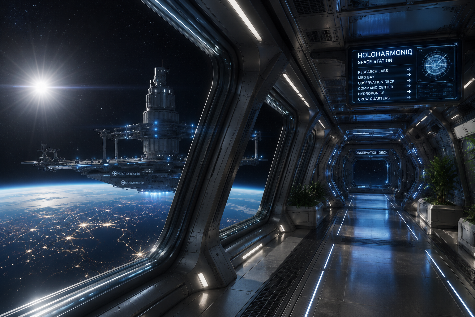 HoloArk Spaceship Inside