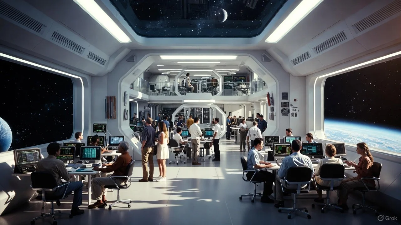 Holoharmoniq Spaceship Artificial Gravity