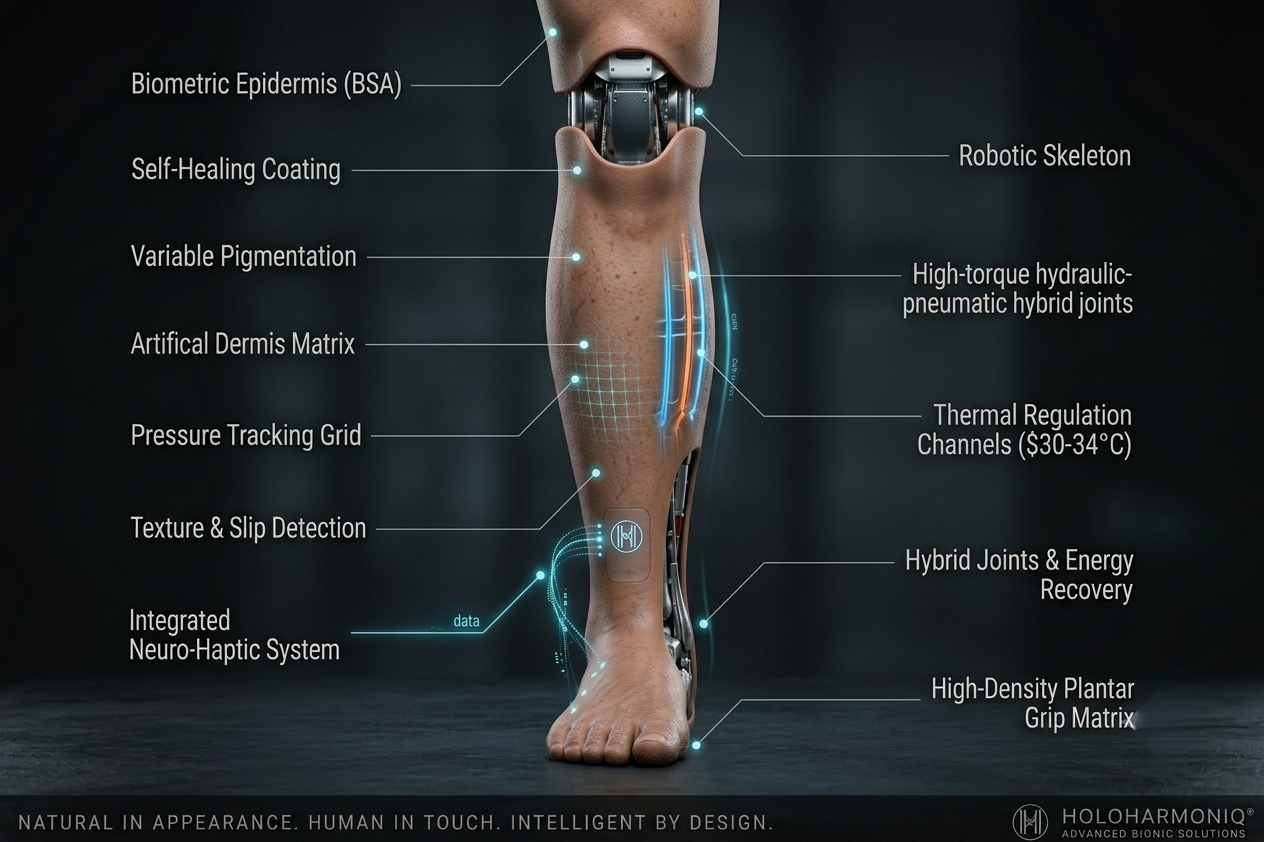 Biometric skin architec