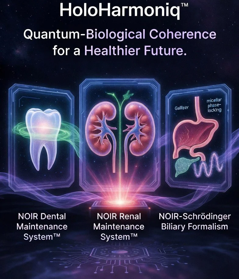 HoloHarmoniq™ | Noir–Schrödinger Quantum-Biological Coherence Platform