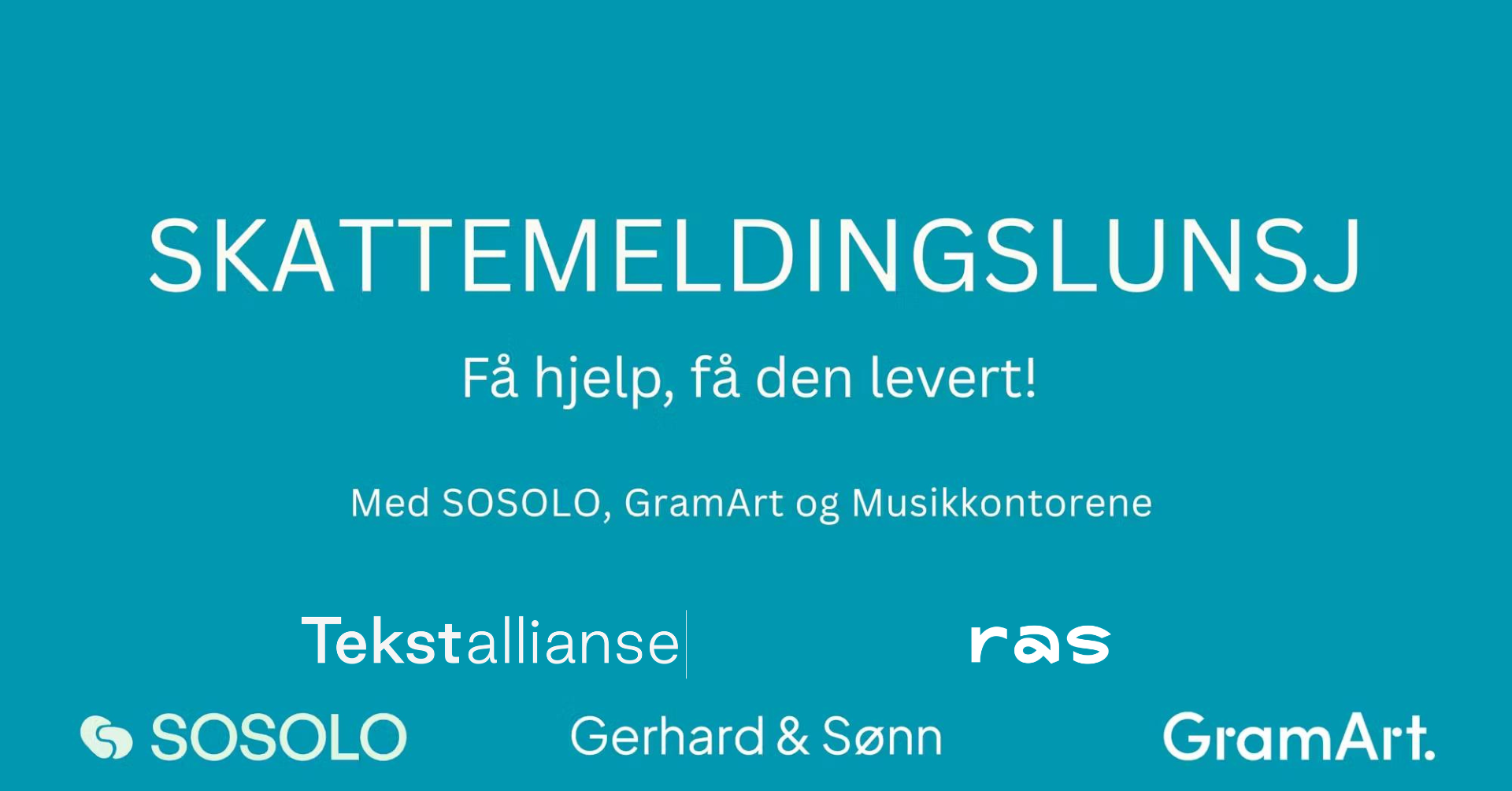 Skattemeldingslunsj: Få hjelp, få den levert!