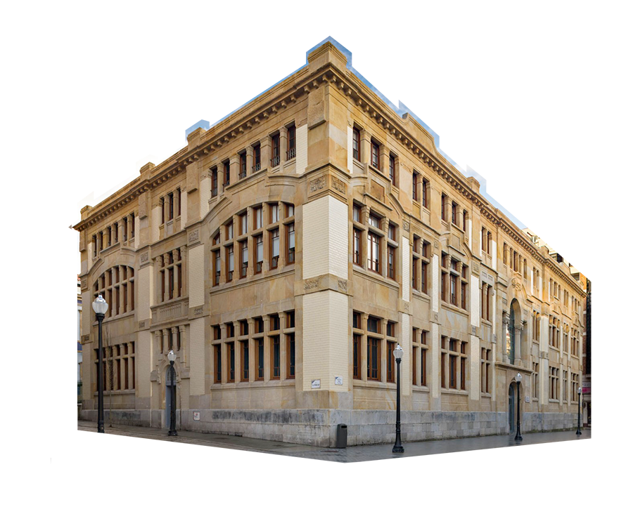 Edificio antigua escuela de comercio de Gijón