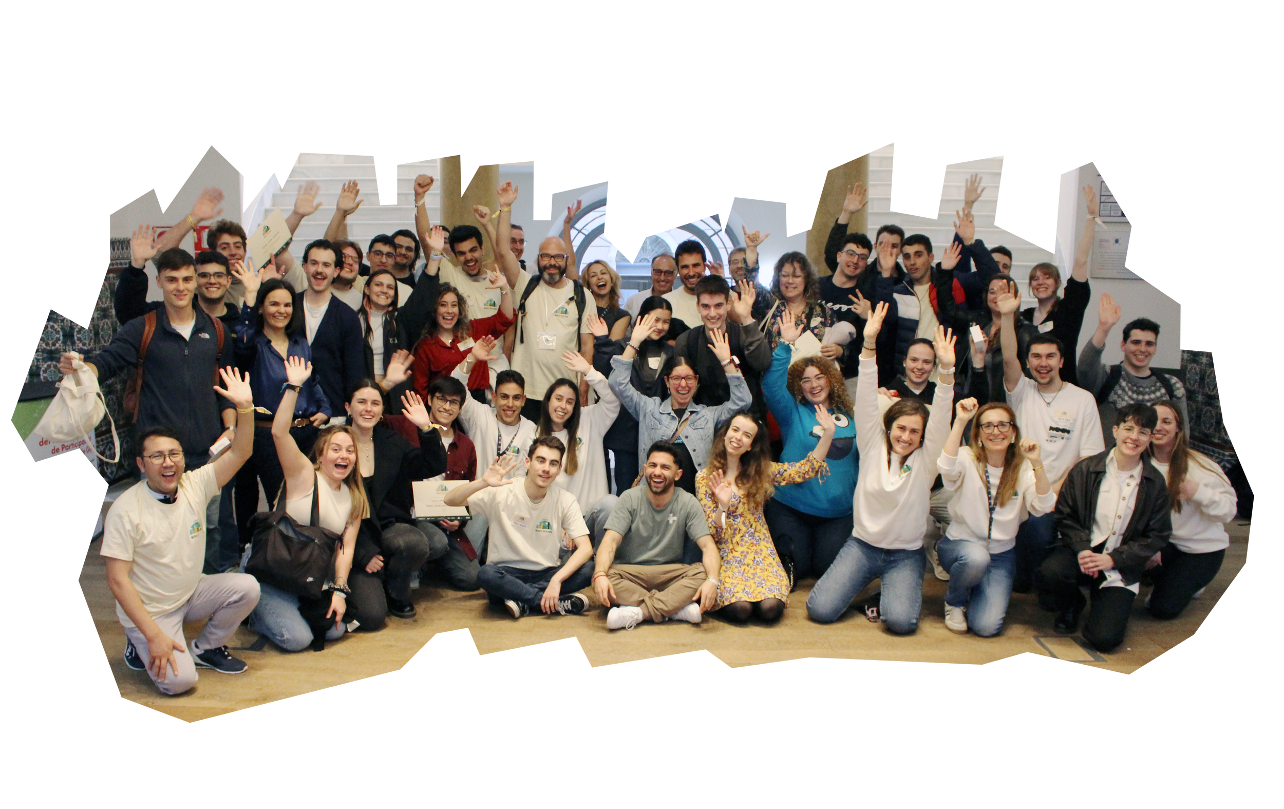 Grupo jovenes datathon de una edición anterior