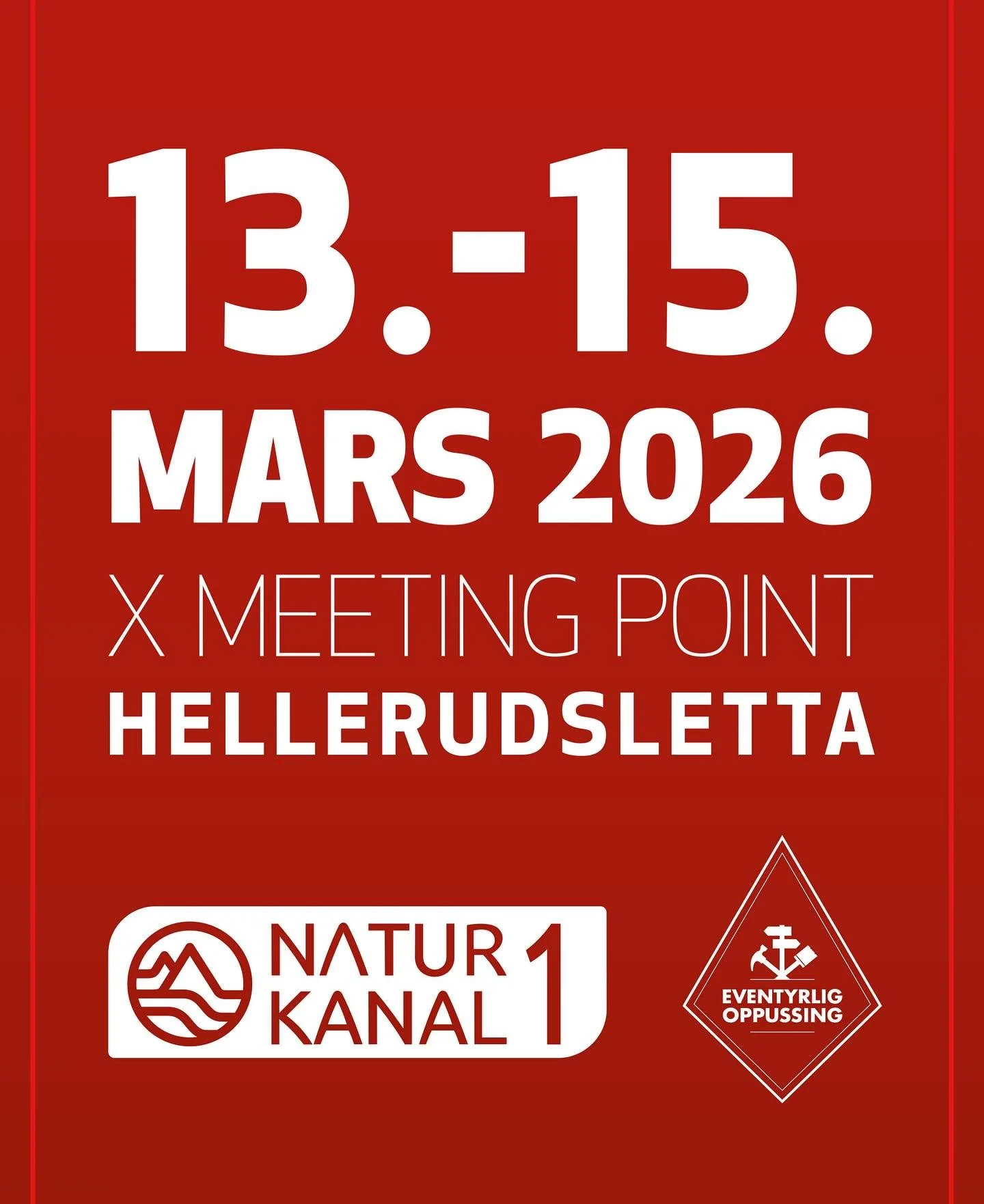 Hyttemessen 2026 arrangeres helgen 13.-15. mars p&aring; X Meetingpoint. I samarbeid med @naturkanal1 har vi n&aring; egen friluftsliv hall!