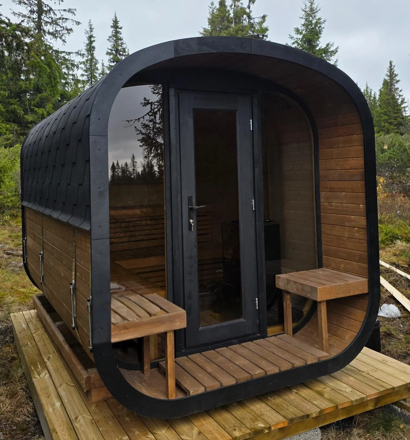 @glassfiberstamp leverer b&aring;de badstuer og badestamper. M&oslash;t dem p&aring; Hyttemessen 13.-15.mars🤩