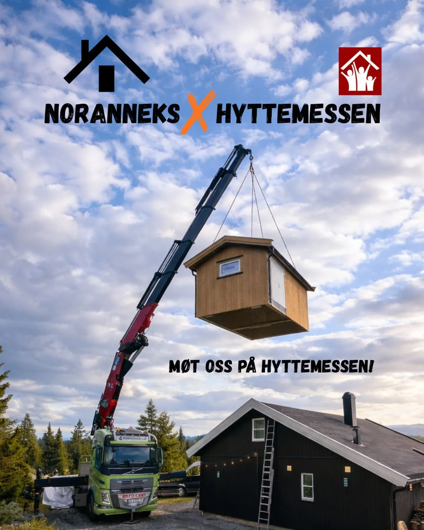 M&oslash;t @noranneks p&aring; Hyttemessen 13.-15.mars! 
⭐️Solid konstruksjon - NorAnneks sine bygg er tilpasset norske og lokale forhold.
⭐️Innend&oslash;rs produksjon - NorAnneks sine bygg produseres av dyktige fagfolk i t&oslash;rre og kontrollert