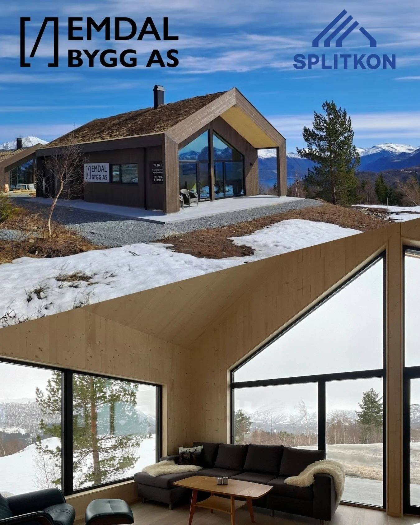 P&aring; Hyttemessen 13.-15.mars viser Emdal Bygg AS og Splitkon stolt frem Trehytta! Her m&oslash;tes moderne arkitektur og solid byggteknikk, der massivtre og trefiberisolasjon skaper ei hytte med naturlige materiale og mindre klimaavtrykk - med h&