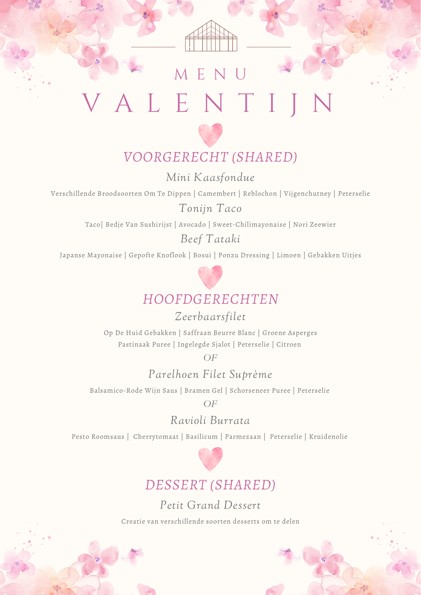 Valentijnsdag bij Paviljoen Ockenburgh