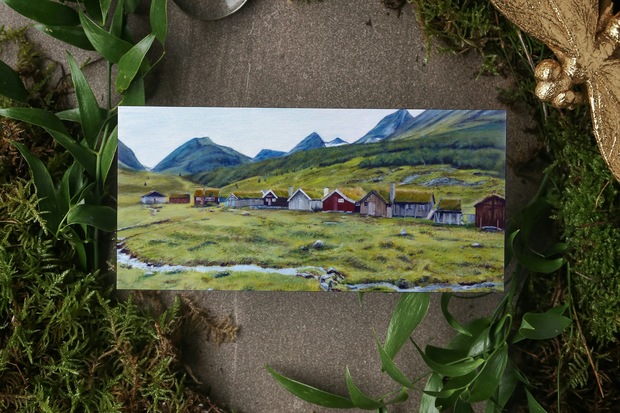 Herdal Mountain Farm, Geiranger, Norway - Greeting Card