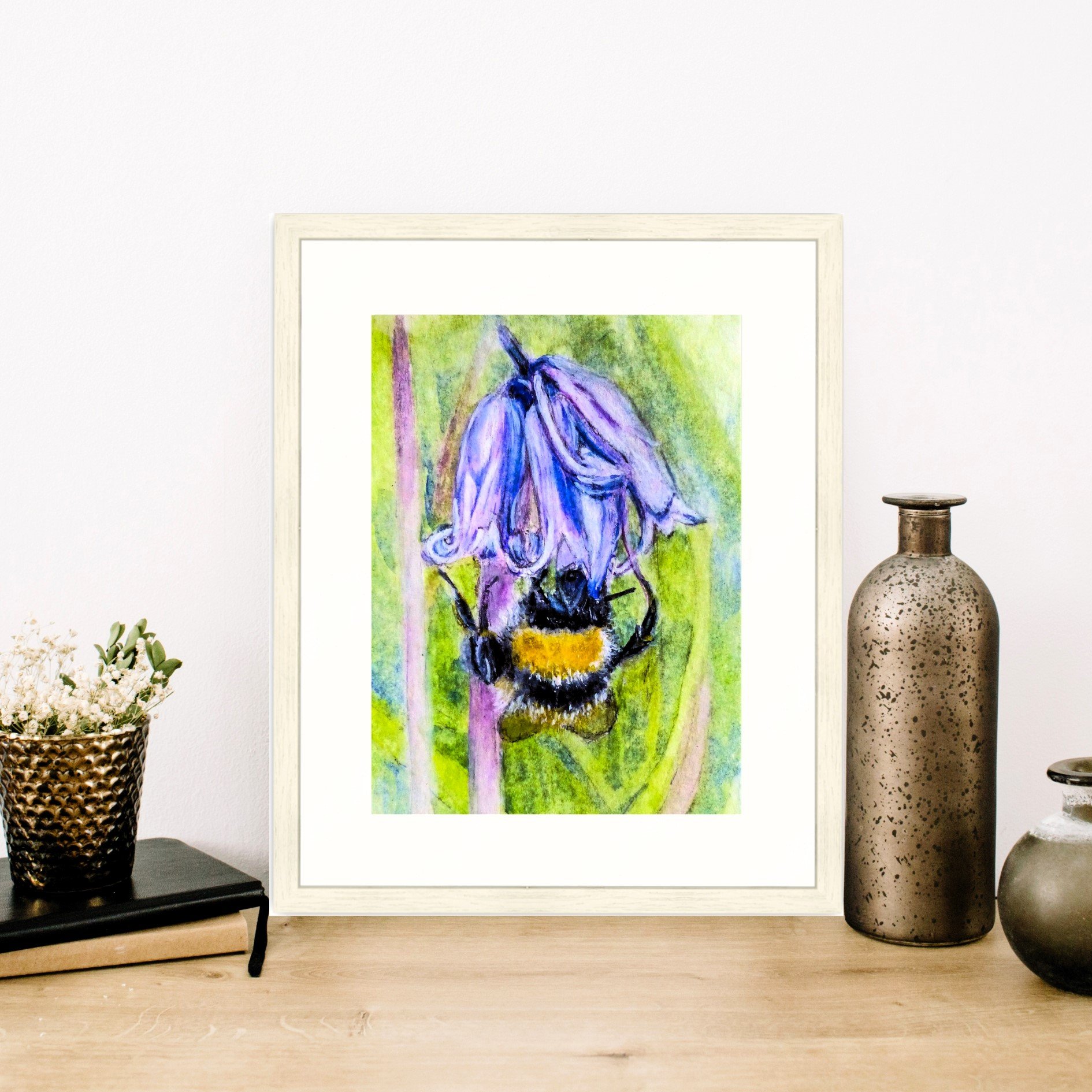 Bluebells & bee small fr room mock up.jpg