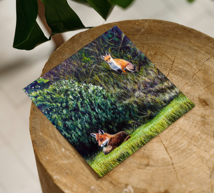 Where she once lay - Nature Greeting Card