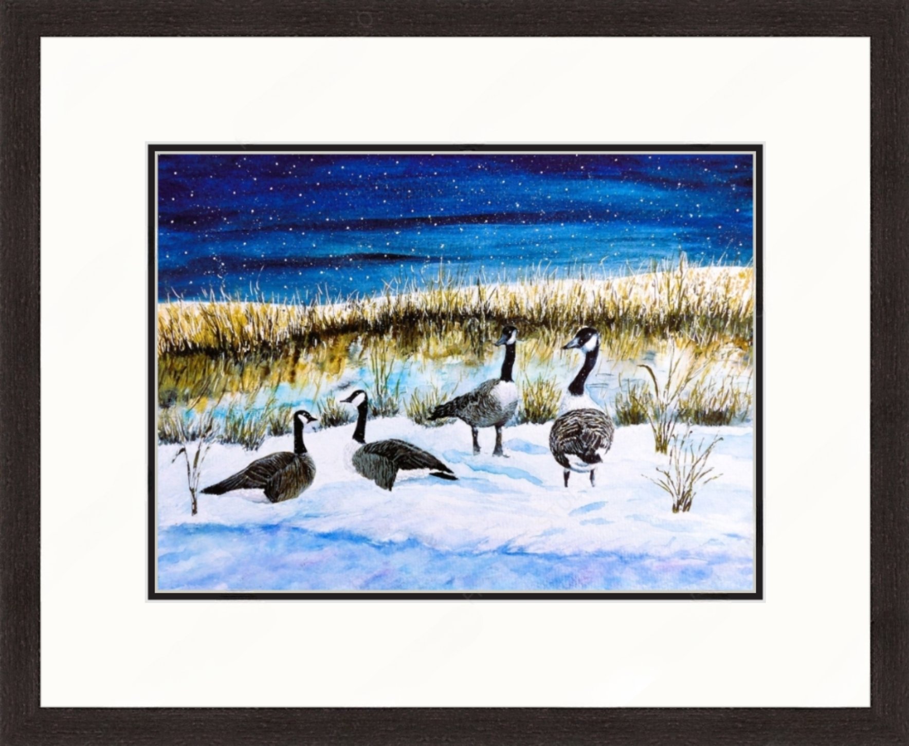 Canada Geese original framed.jpg
