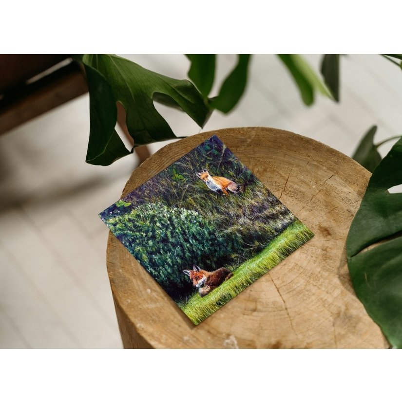 Where she once lay - Nature Greeting Card