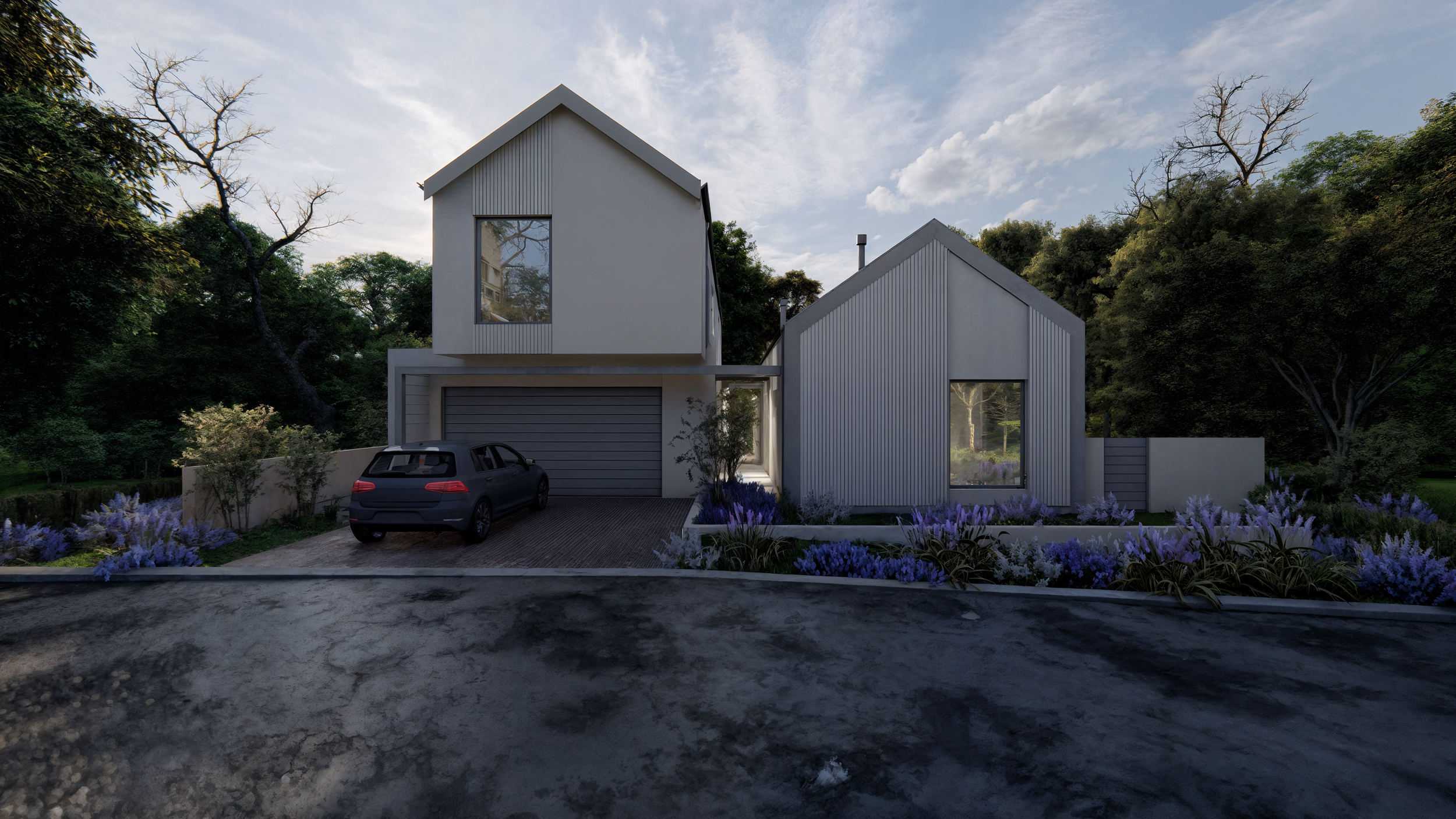 Double garage