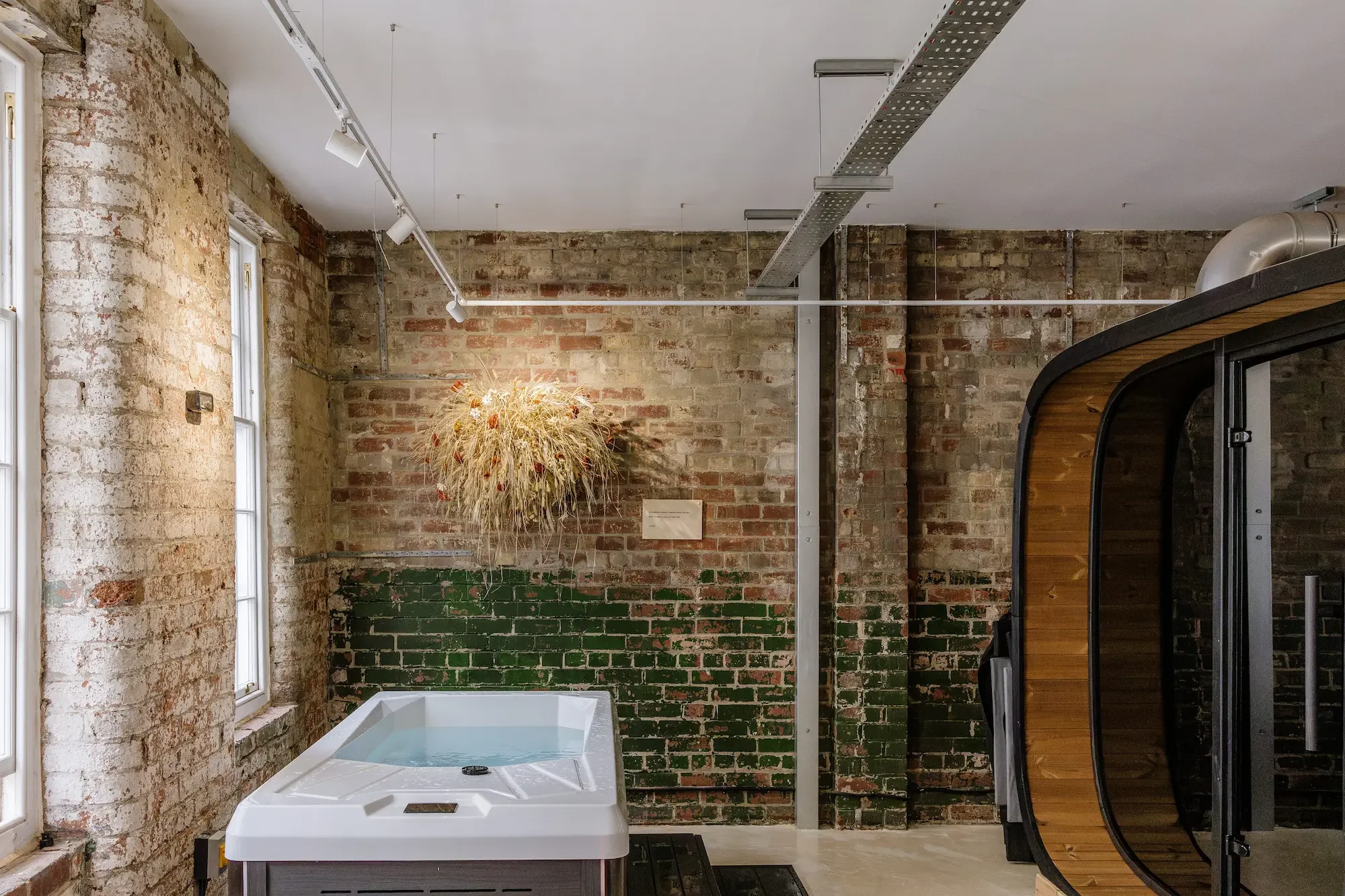 dried flower wall installation by Anther at Gus Sheffield