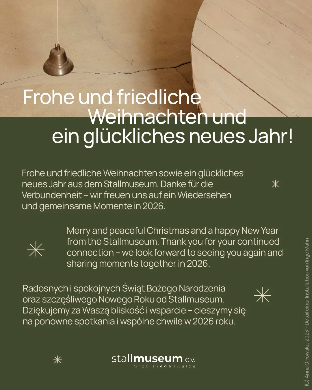 Vielen Dank f&uuml;r die gemeinsame Arbeit in #grossfredenwalde in 2025! Wir freuen uns auf das kommende Jahr mit Ihnen und Euch!

#artresidency 
@unser.brandenburg @oder_partnerschaft @uckermark_erleben @templin_erleben #uckermark