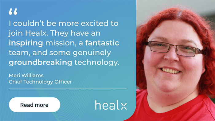 Meri Williams joins Healx as Chief Technology Officer