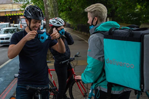 Deliveroo partners with Cambridge Mask Company to tackle UK pollution
