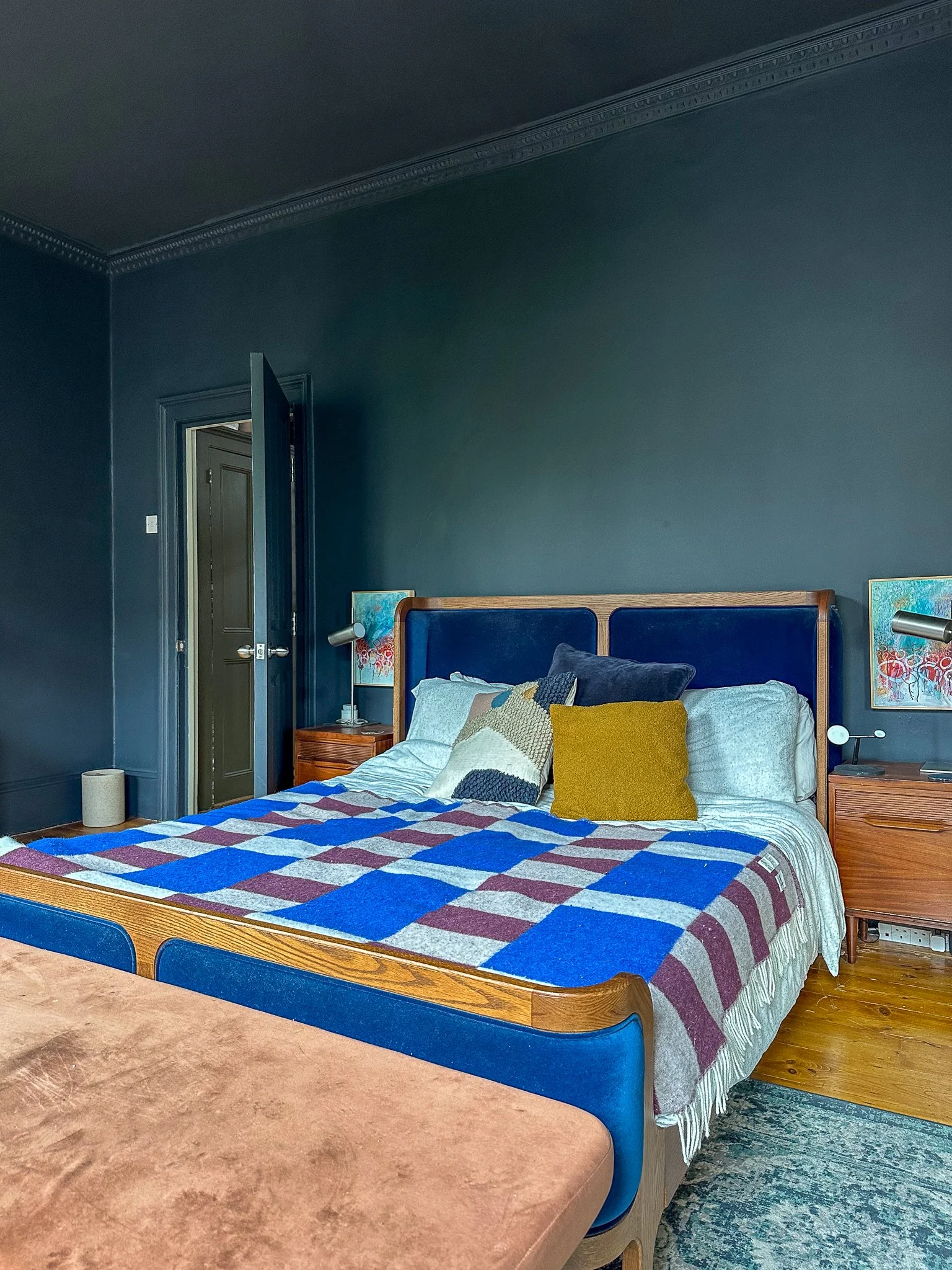 Hackney Home Black Painted Principle Bedroom