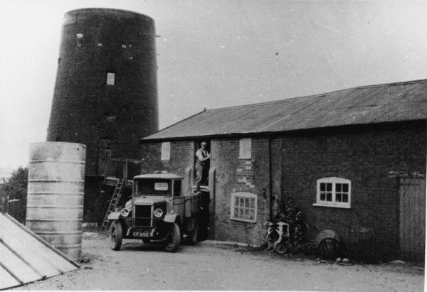 The Windmill Suffolk 1925 Historic Photo