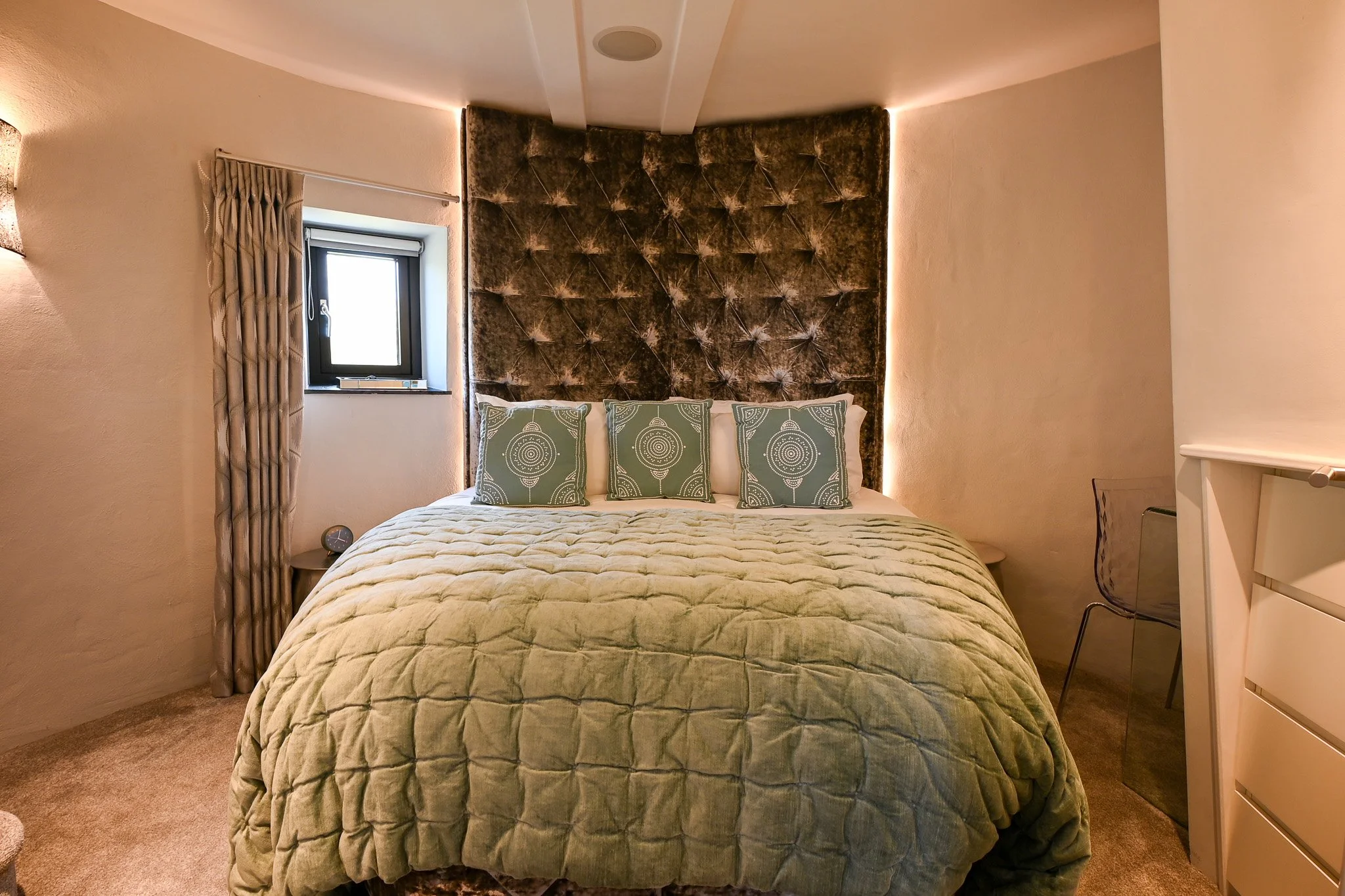 2nd double bedroom in a converted windmill in suffolk