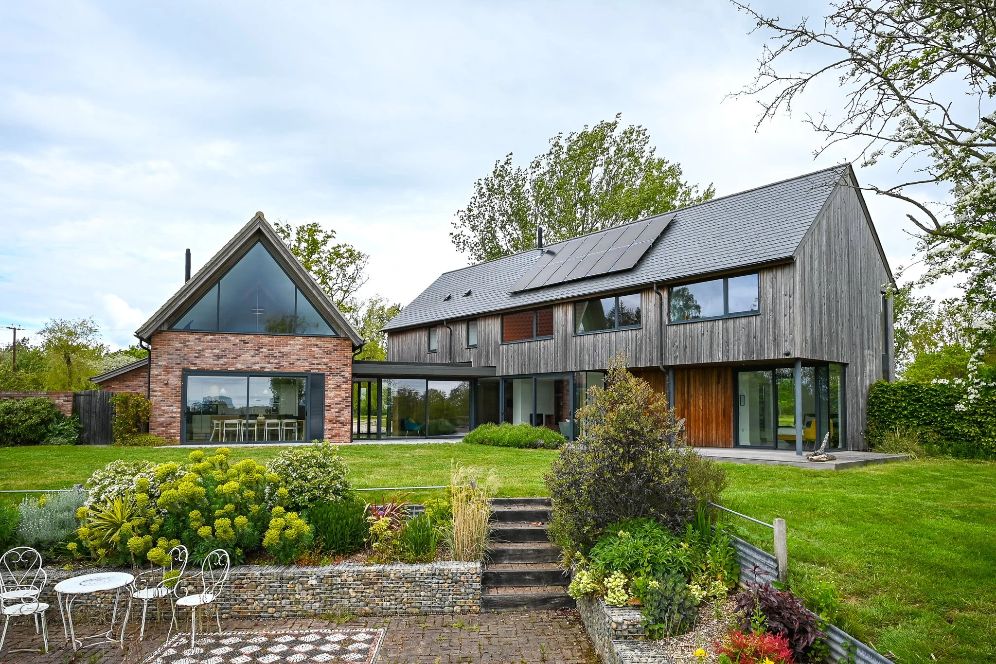 The Chatterbox, Waterloo Farm, Suffolk - Rear Elevation.jpg