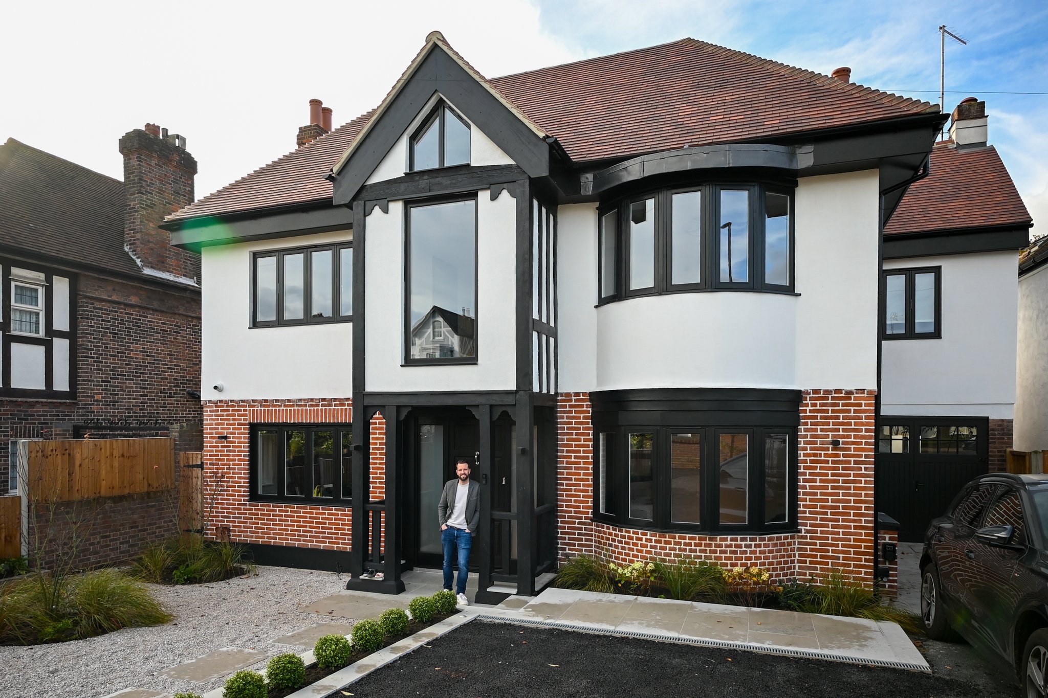 Ben Richards, Director of AURA Architecture & Interiors, with one of their latest projects, Norman Park.