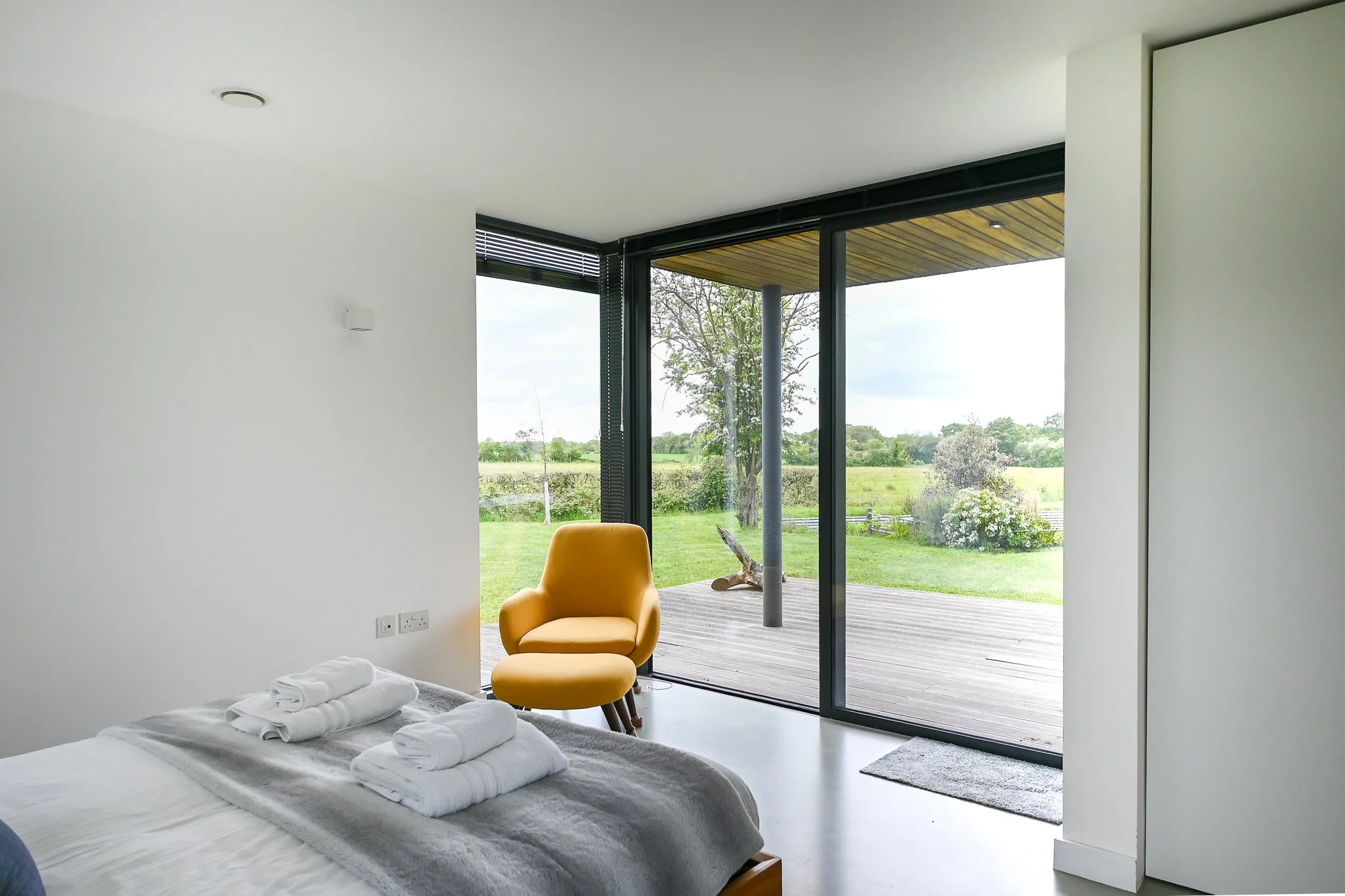 The Chatterbox, Waterloo Farm, Suffolk - Principal Bedroom View.jpg