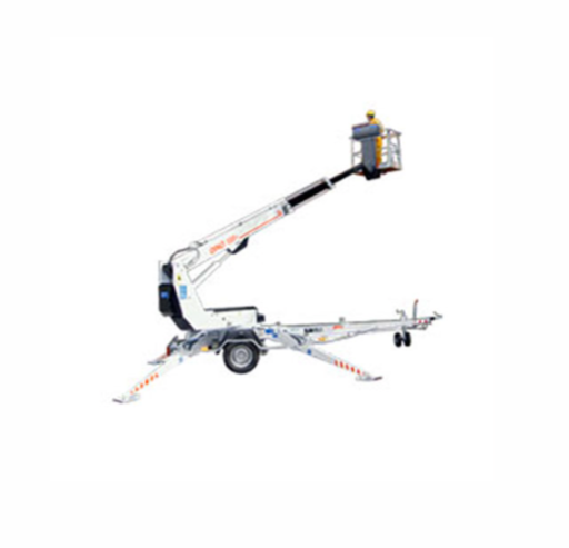 Tilhengermontert bomlift ↑ 13,5m