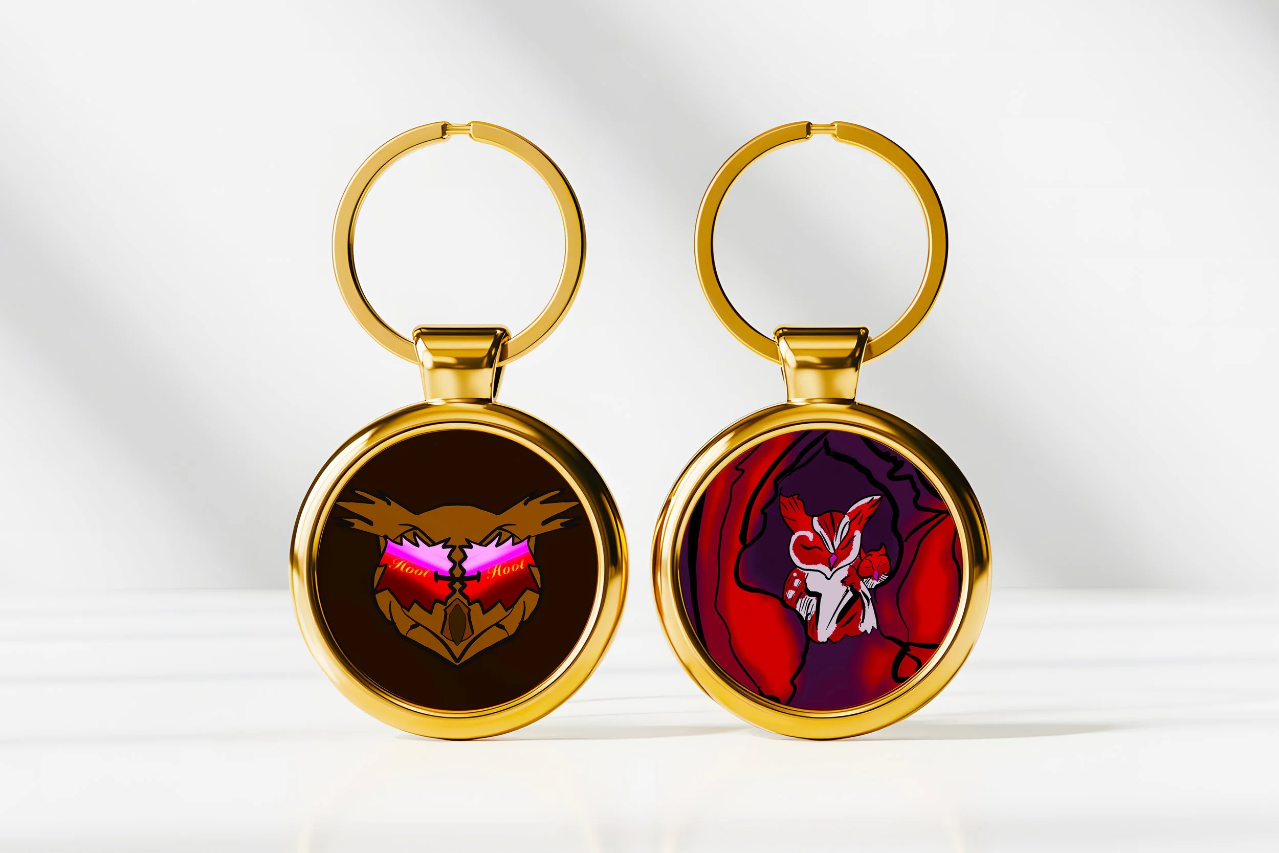 Owl Keychains Summer Collection