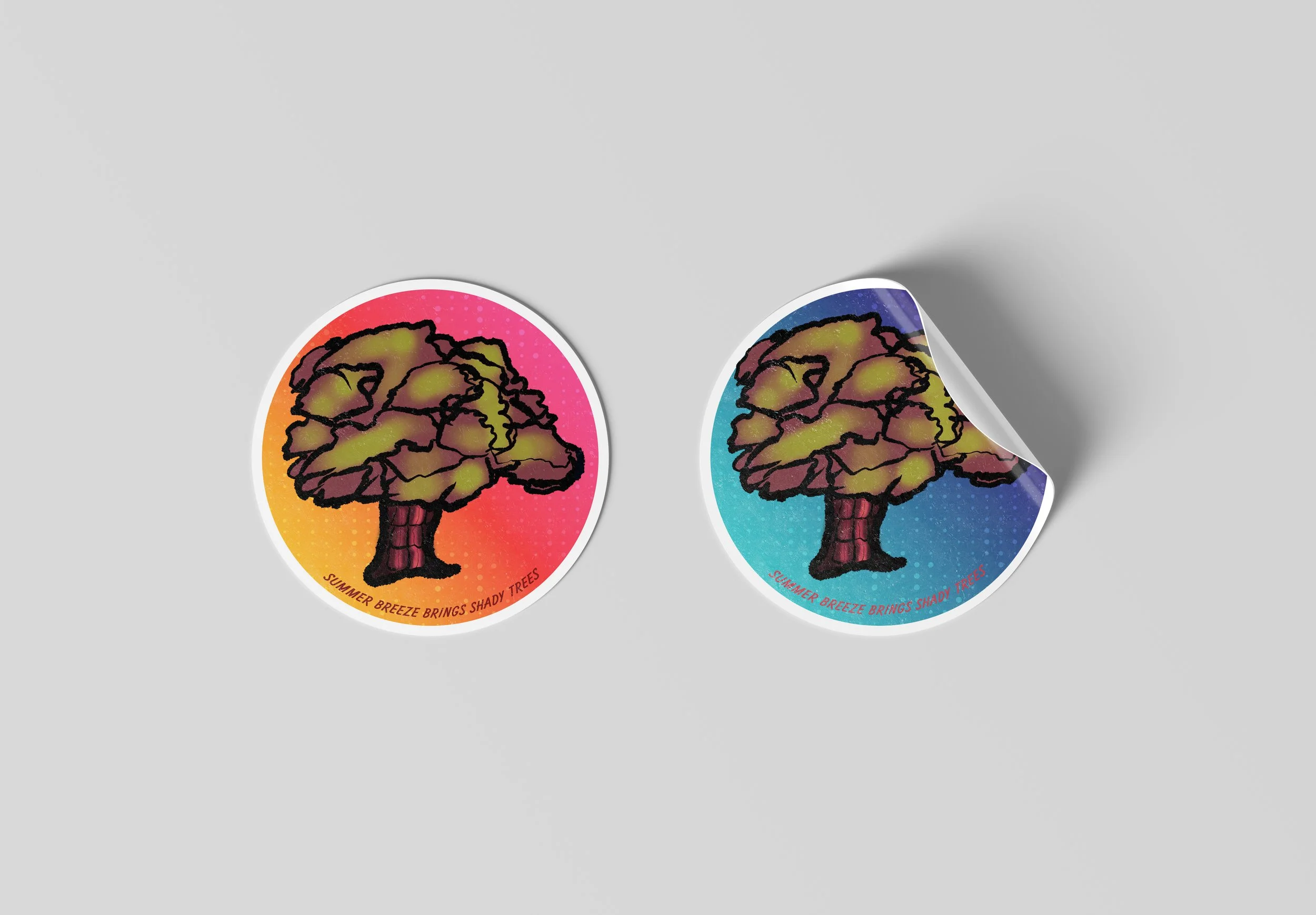 Tree Sticker Summer Collection