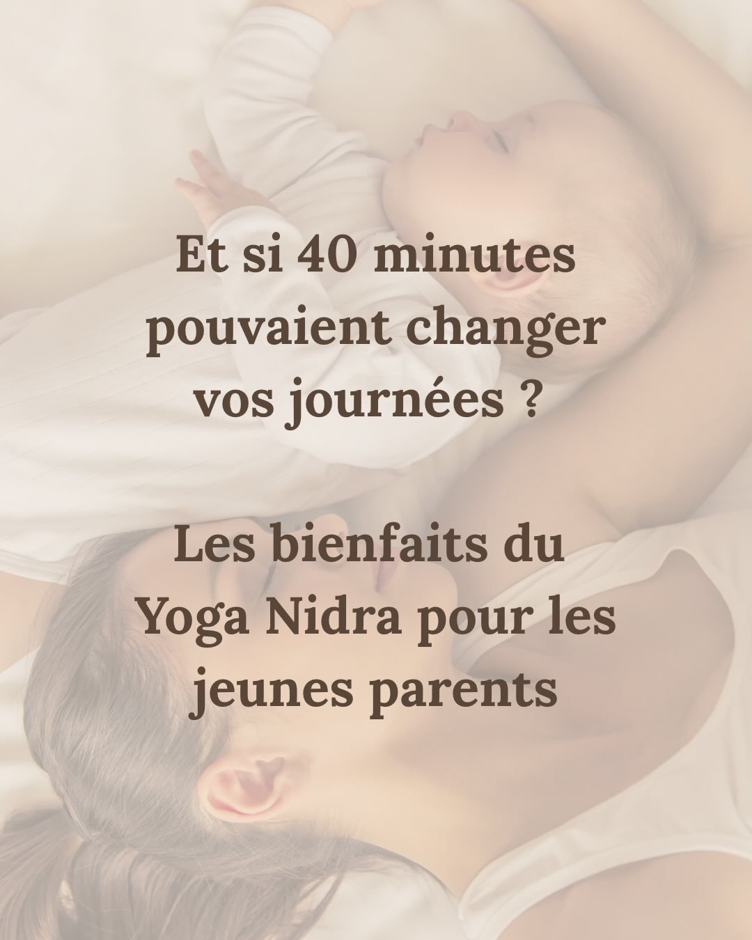 #jeunesparents #yoganidra #postpartum #sommeil #chargementale