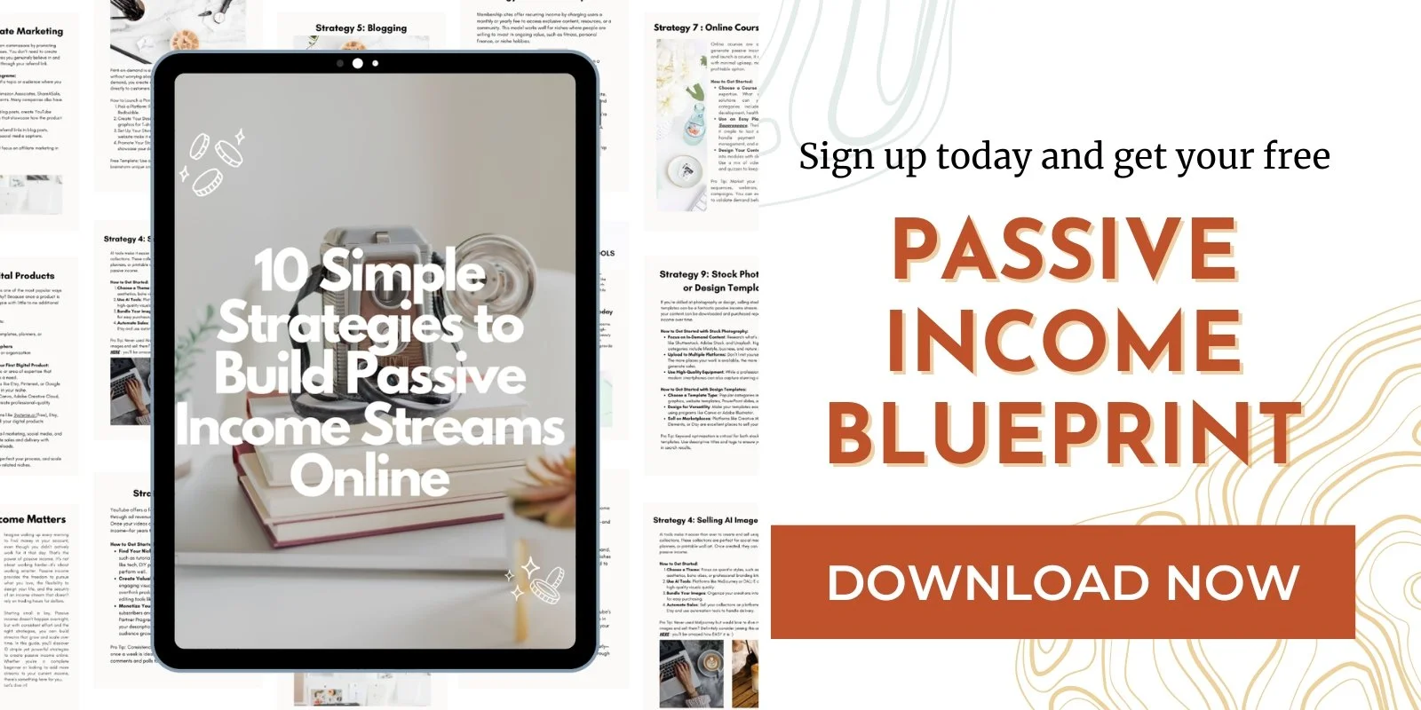 10 Simple strategies to build passive income streams online