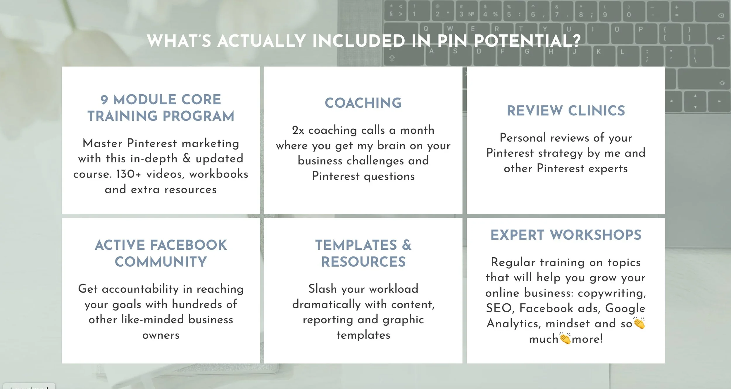 Pin Potential is the best Pinterest course