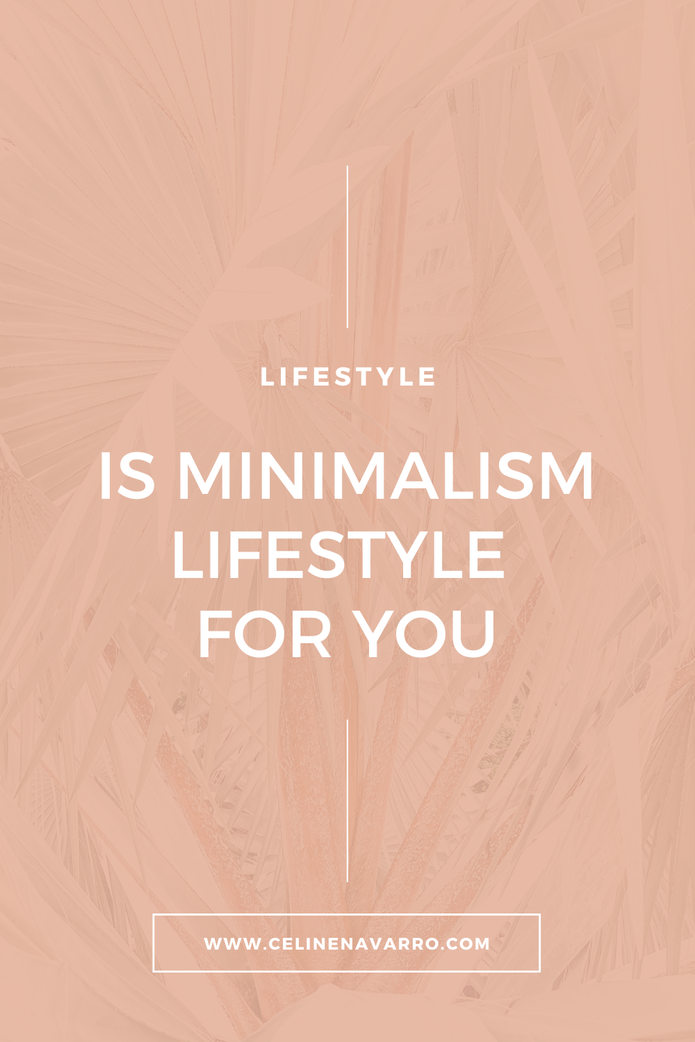 IS MINIMALISM LIFESTYLE FOR YOU